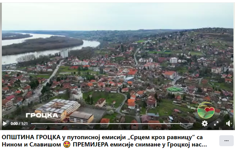 ОПШТИНА ГРОЦКА у путописној емисији „Срцем кроз равницу“